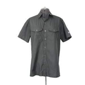 Kuhl men's Eluxor button front short sleeve outdoor hiking‎ shirt S